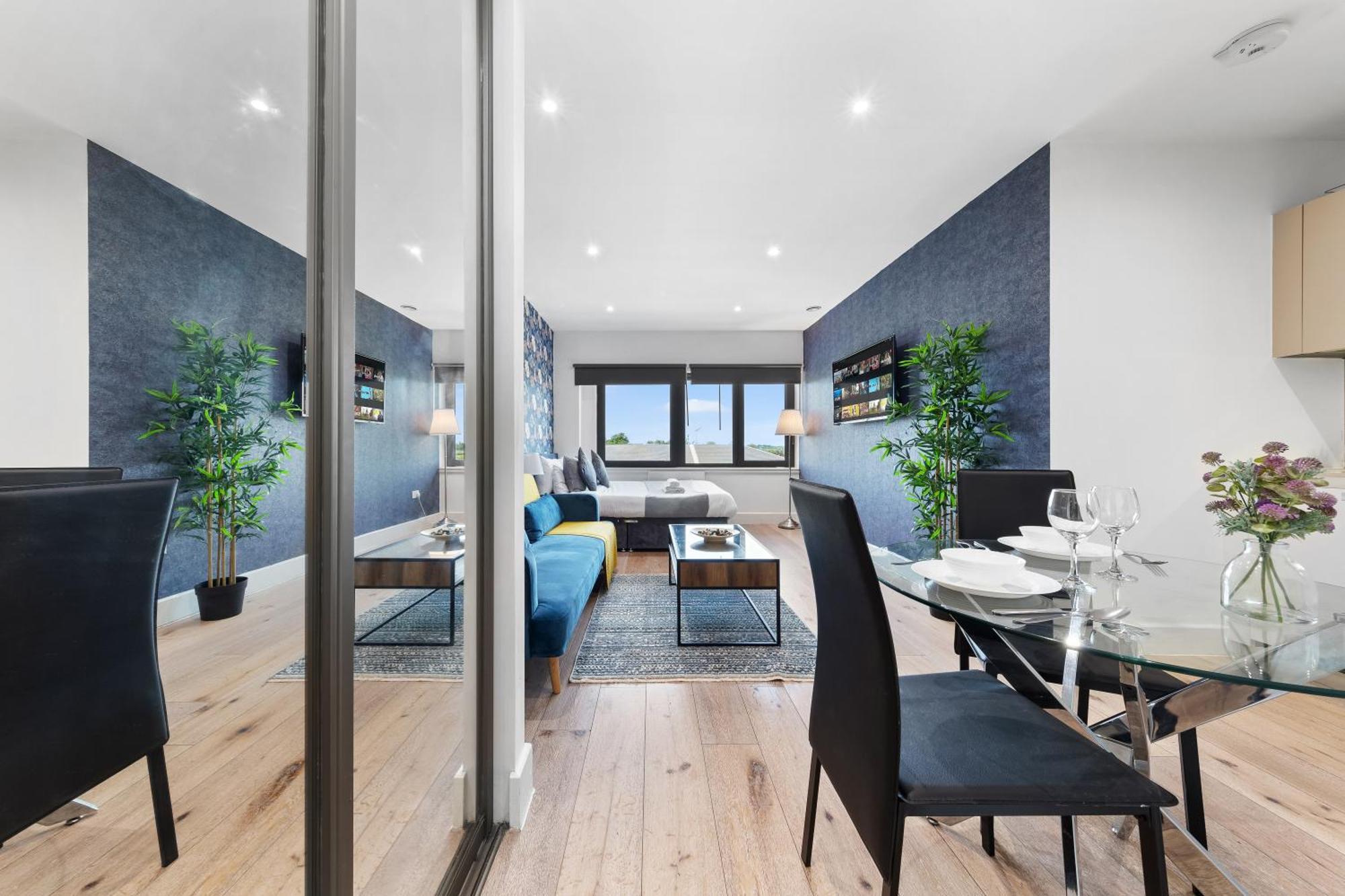 Modern One Bedroom Flat - Sleeps 5 -near Heathrow - Ub3 Appartamento Londra