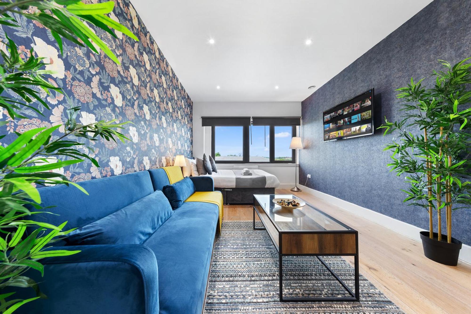 Modern One Bedroom Flat - Sleeps 5 -near Heathrow - Ub3 Appartamento