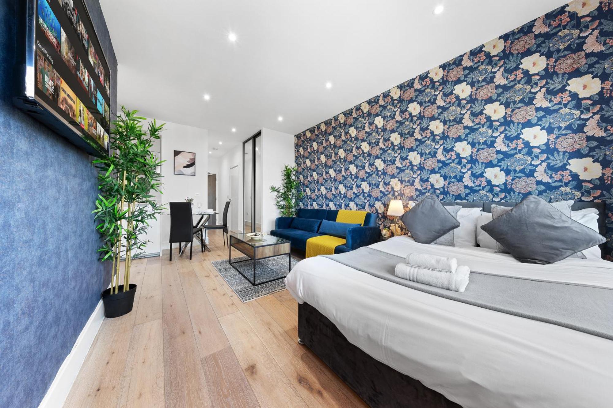 Appartamento Modern One Bedroom Flat - Sleeps 5 -near Heathrow - Ub3 Londra