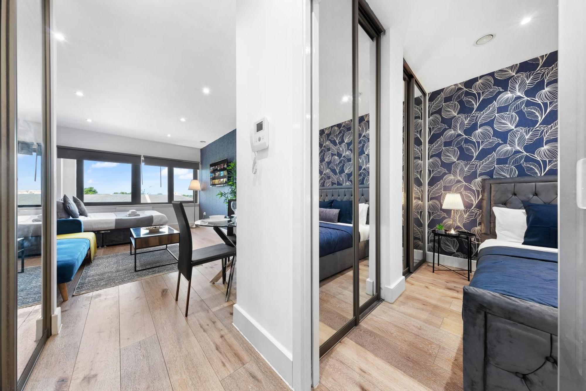 Appartamento Modern One Bedroom Flat - Sleeps 5 -near Heathrow - Ub3 *